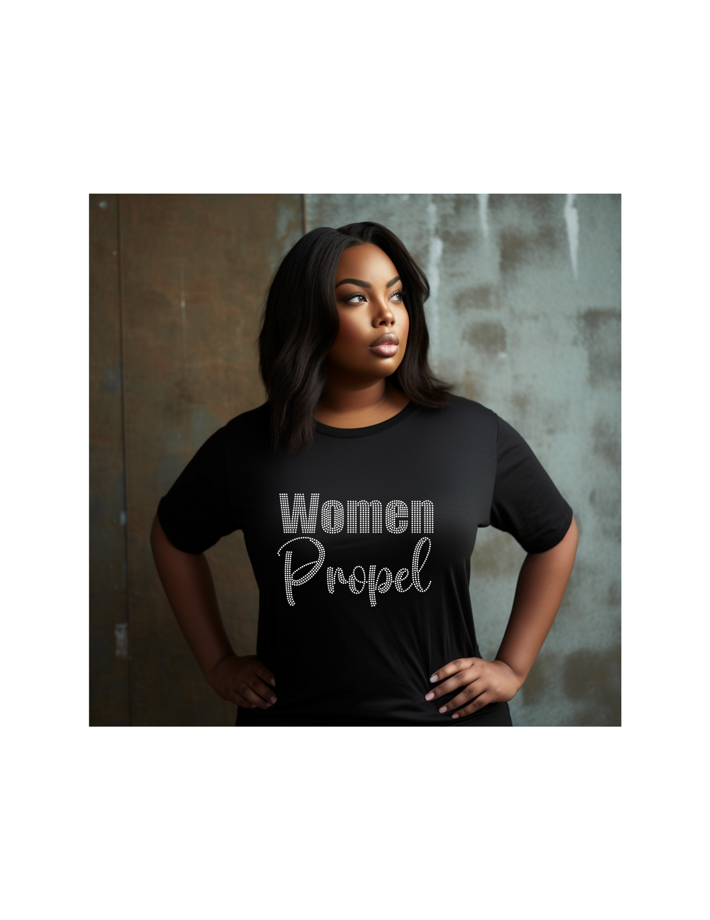 Women Propel Rhinestone T-shirts