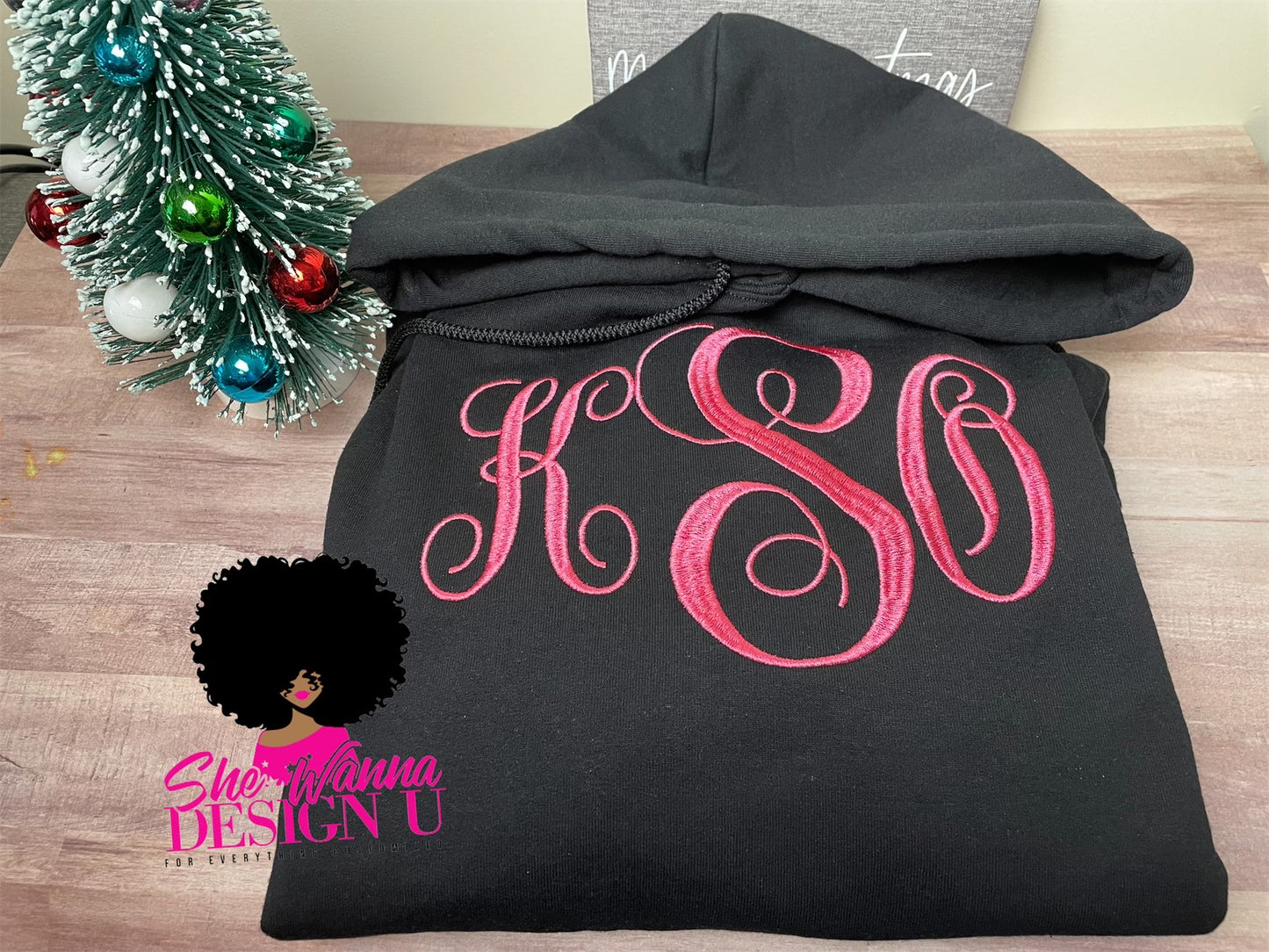 Monogram Embroidery Sweatshirt